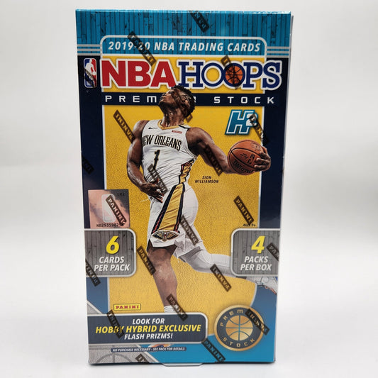 2019 - 20 Panini Hoops Premium Stock Hobby Hybrid Box - Collector Store LLC