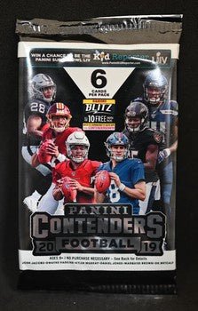 2019 Panini Contenders Football Hobby Pack - Collector Store LLC