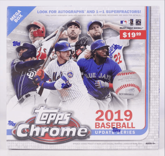 2019 Topps Chrome Update Baseball Mega Box - Collector Store LLC