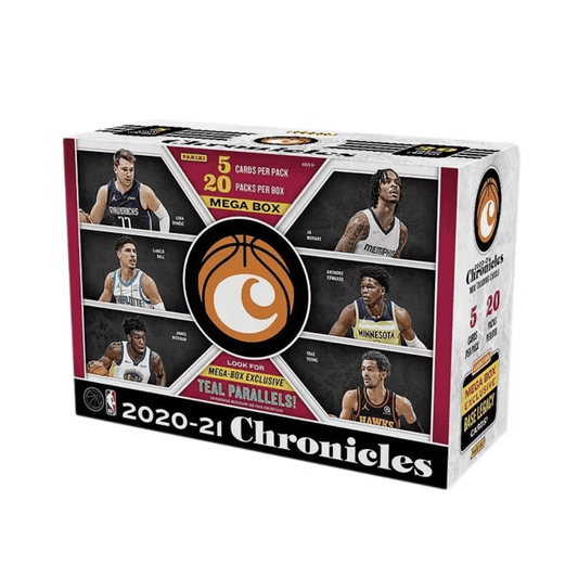 2020 - 21 Panini Chronicles Basketball Mega Box (Teal Parallels) - Collector Store LLC