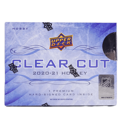 2020 - 21 Upper Deck Clear Cut Hockey Hobby Box - Collector Store LLC