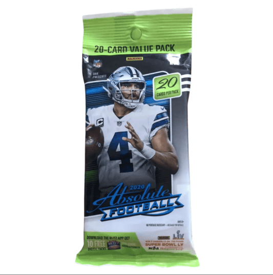 2020 Panini Absolute Football Fat Pack Pack - Collector Store LLC