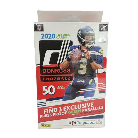 2020 Panini Donruss Football Hanger Box (Green Parallels) - Collector Store LLC