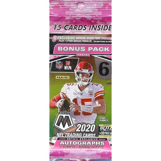 2020 Panini Mosaic Football Fat Pack - Collector Store LLC