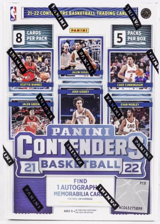 2021 - 22 Panini Contenders Basketball Blaster Box - Collector Store LLC