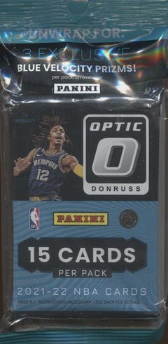 2021 - 22 Panini Donruss Optic Basketball Fat Pack - Collector Store LLC