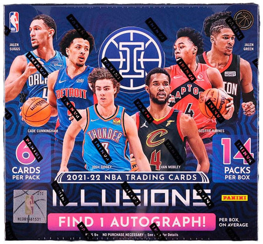 2021 - 22 Panini Illusions Basketball Hobby Box - Collector Store LLC