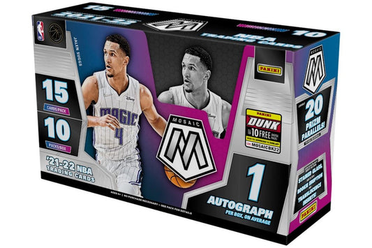 2021 - 22 Panini Mosaic Basketball Hobby Box - Collector Store LLC