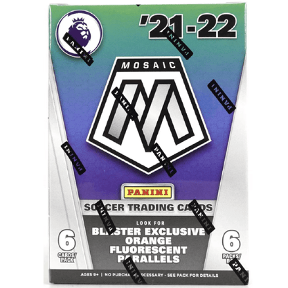 2021 - 22 Panini Mosaic Premier League Soccer Blaster Box - Collector Store LLC