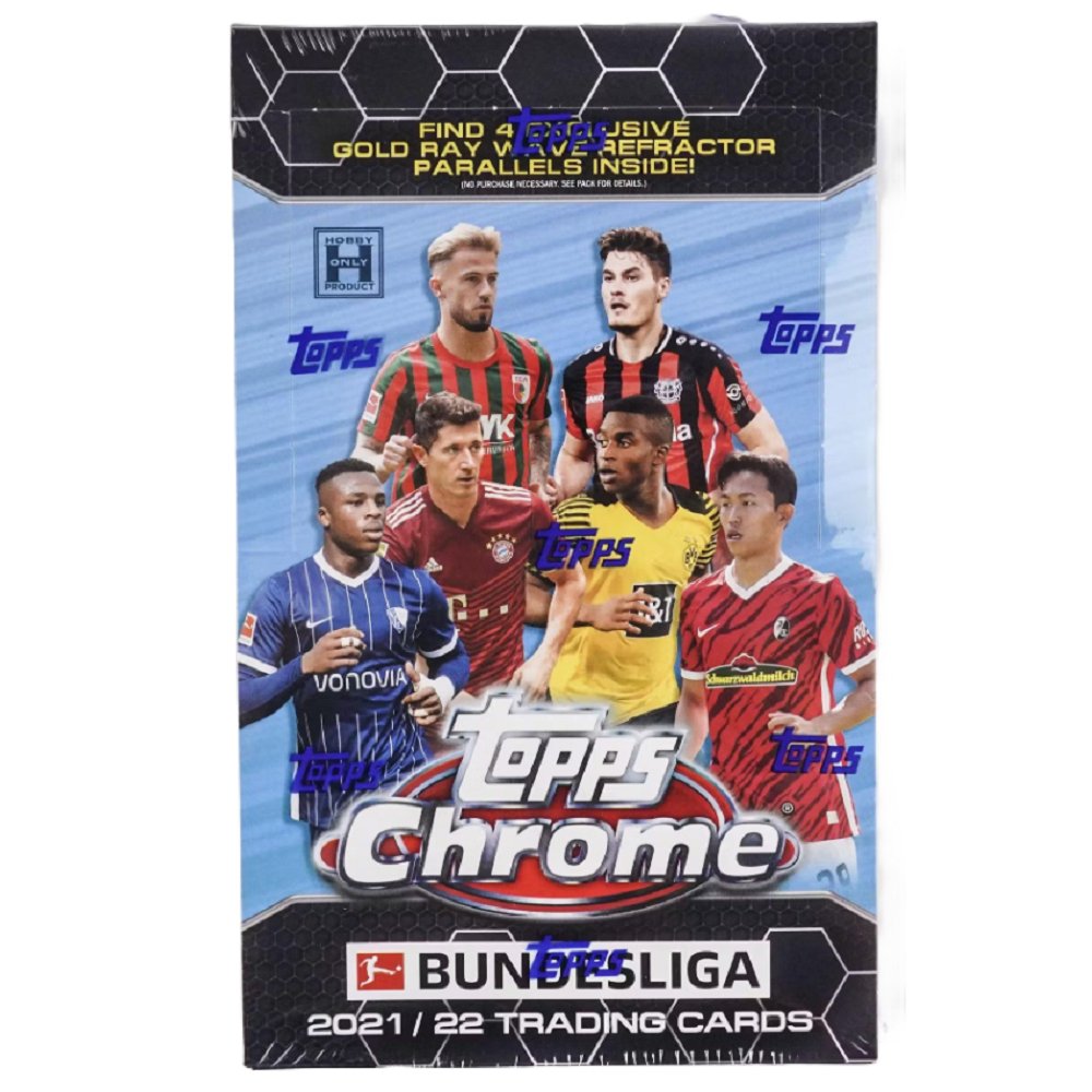 2021 - 22 Topps Chrome Bundesliga Soccer Lite Box - Collector Store LLC