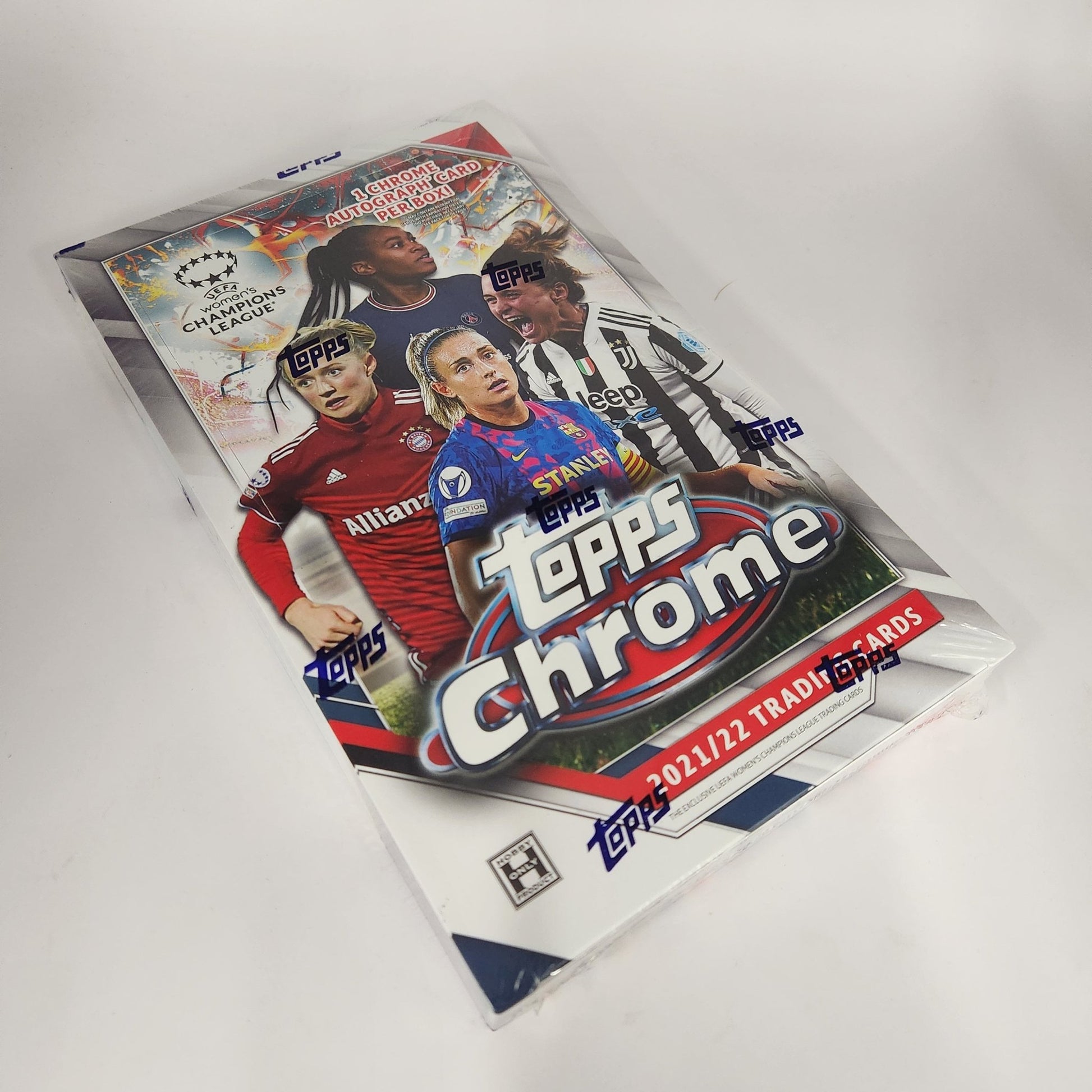 2021 - 22 Topps UEFA Champions League Chrome Women's Soccer Hobby Box - Collector Store LLC