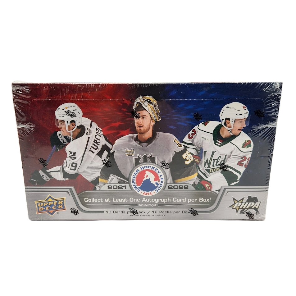 2021 - 22 Upper Deck AHL Hockey Hobby Box - Collector Store LLC