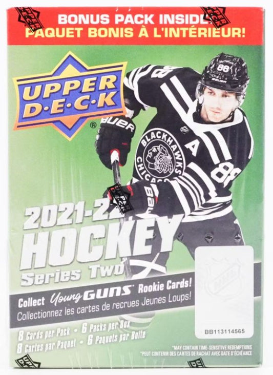 2021 - 22 Upper Deck Series 2 Hockey Blaster Box - Collector Store LLC