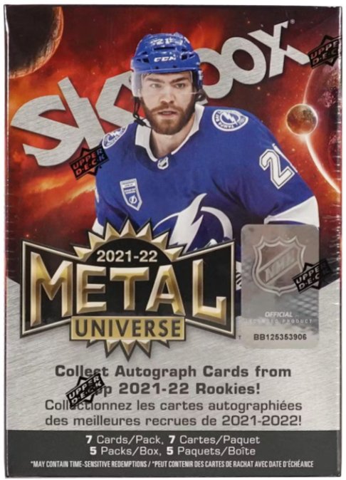 2021 - 22 Upper Deck Skybox Metal Universe Hockey Blaster Box - Collector Store LLC