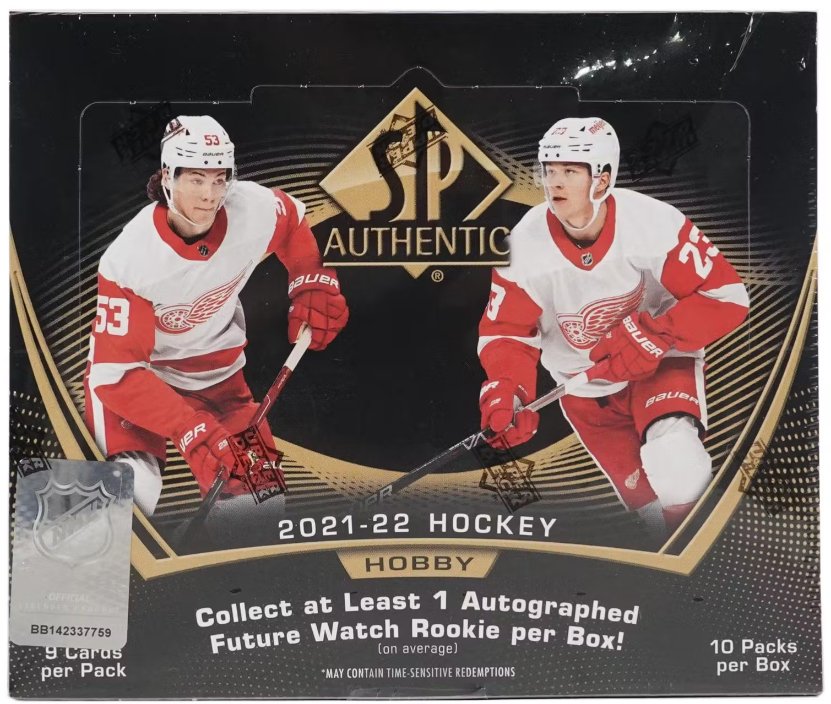 2021 - 22 Upper Deck SP Authentic Hockey Hobby Box - Collector Store LLC