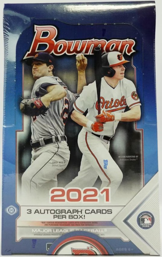 2021 Bowman Baseball Jumbo Box - Collector Store LLC