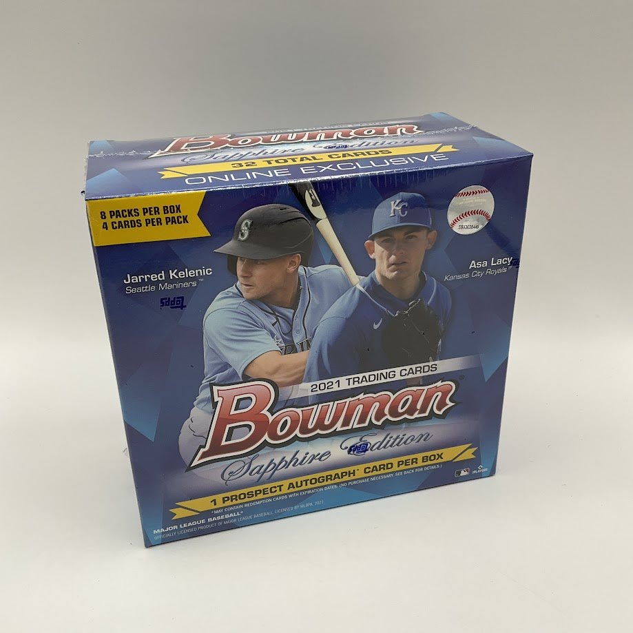 2021 Bowman Baseball Sapphire Hobby Box - Collector Store LLC