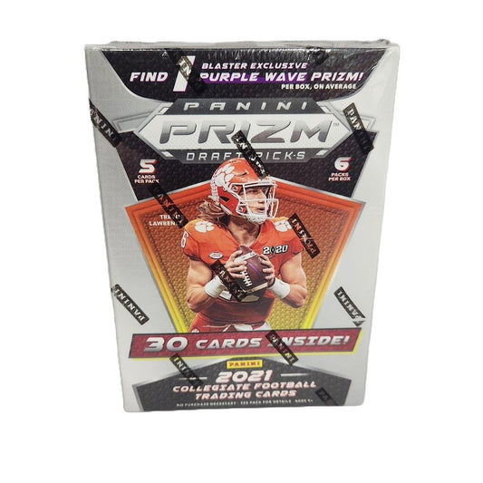 2021 Panini Prizm Draft Football Blaster Box (Purple Wave) - Collector Store LLC