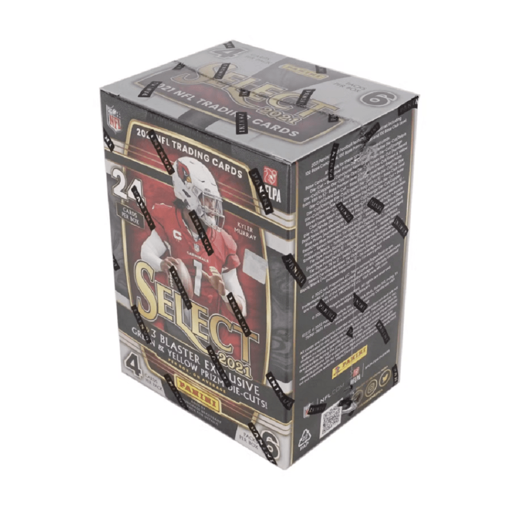 2021 Panini Select Football Blaster Box (Green & Yellow Prizms) - Collector Store LLC