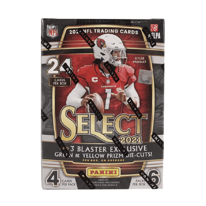 2021 Panini Select Football Blaster Box (Green & Yellow Prizms) - Collector Store LLC