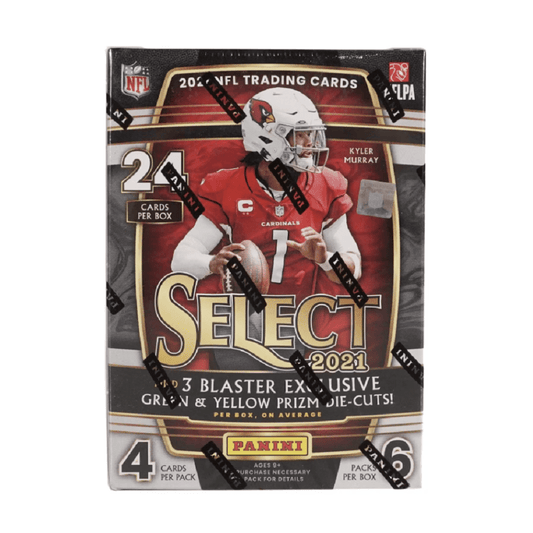 2021 Panini Select Football Blaster Box (Green & Yellow Prizms) - Collector Store LLC