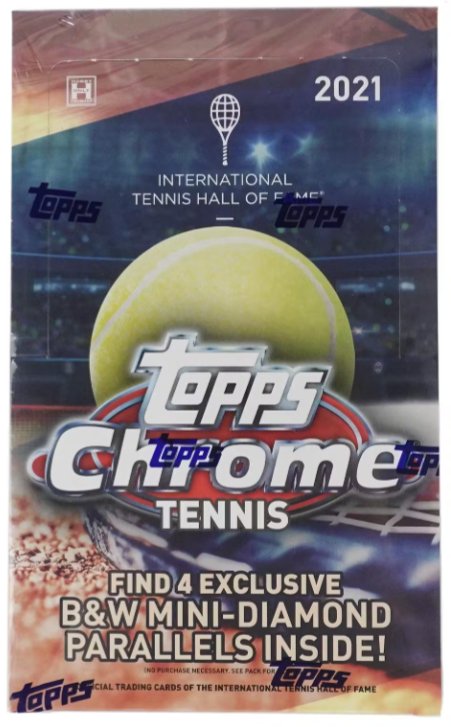 2021 Topps Chrome Tennis Lite Box - Collector Store LLC