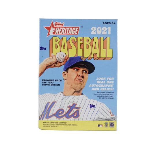 2021 Topps Heritage Baseball Blaster Box - Collector Store LLC