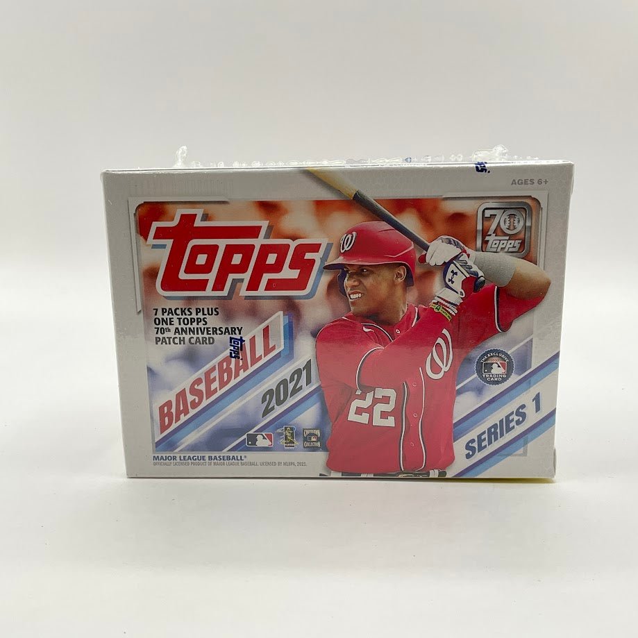 2021 Topps Series 1 Baseball Blaster Box (Royal Blue Parallels) - Collector Store LLC