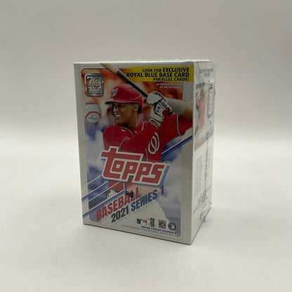 2021 Topps Series 1 Baseball Blaster Box (Royal Blue Parallels) - Collector Store LLC