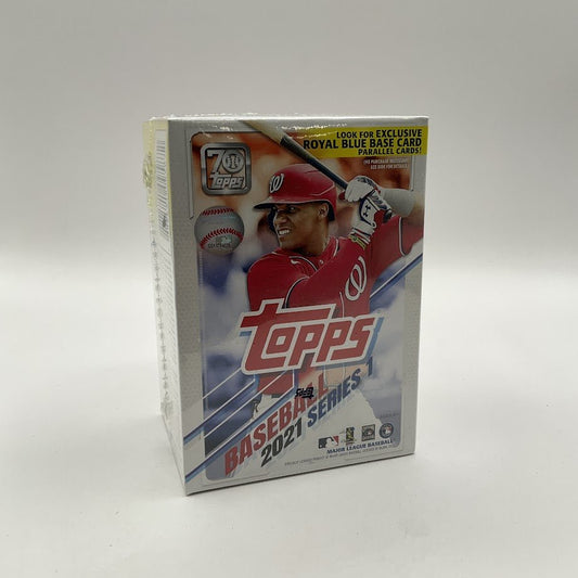 2021 Topps Series 1 Baseball Blaster Box (Royal Blue Parallels) - Collector Store LLC