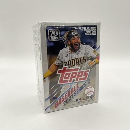 2021 Topps Series 2 Baseball Blaster Box (70th Anniversary Patch Cards) - Collector Store LLC