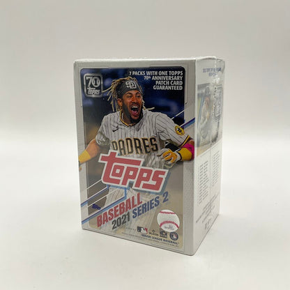 2021 Topps Series 2 Baseball Blaster Box (70th Anniversary Patch Cards) - Collector Store LLC