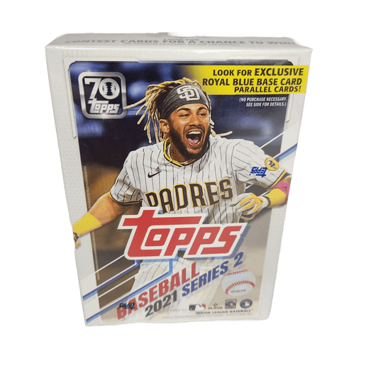 2021 Topps Series 2 Baseball Blaster Box (Royal Blue Parallels) - Collector Store LLC