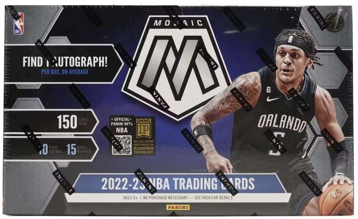 2022 - 23 Panini Mosaic Basketball Hobby Box - Collector Store LLC