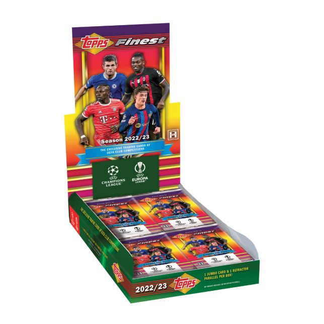 2022 - 23 Topps UEFA Club Competitions Finest Flashbacks Soccer Hobby Box - Collector Store LLC