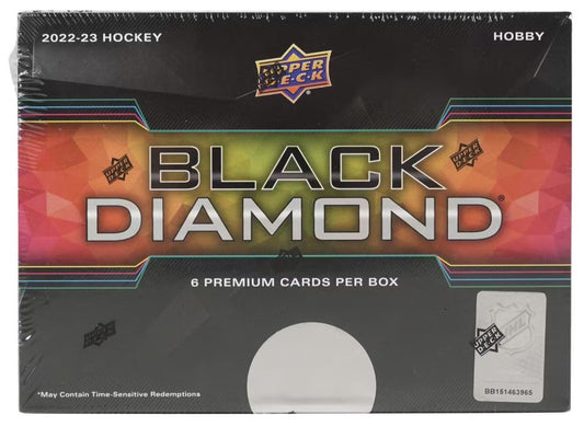 2022 - 23 Upper Deck Black Diamond Hockey Hobby Box - Collector Store LLC