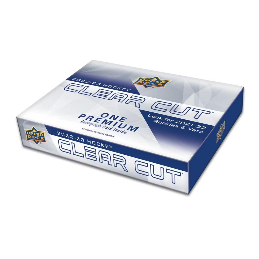 2022 - 23 Upper Deck Clear Cut Hockey Hobby Box - Collector Store LLC