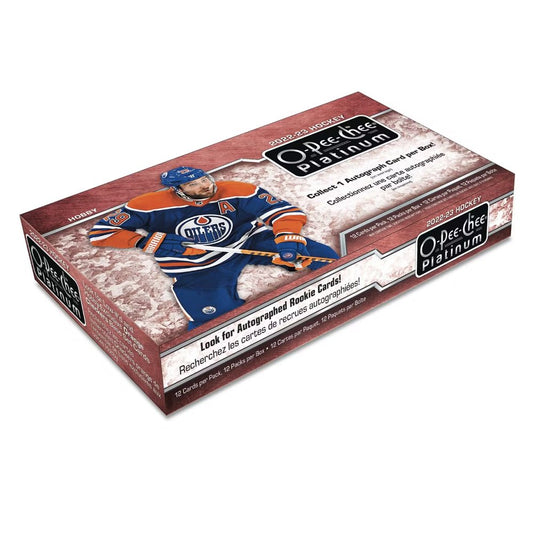 2022 - 23 Upper Deck O - Pee - Chee Platinum Hockey Hobby Box - Collector Store LLC