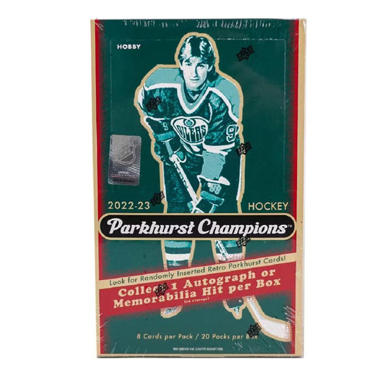 2022 - 23 Upper Deck Parkhurst Champions Hockey Hobby Box - Collector Store LLC