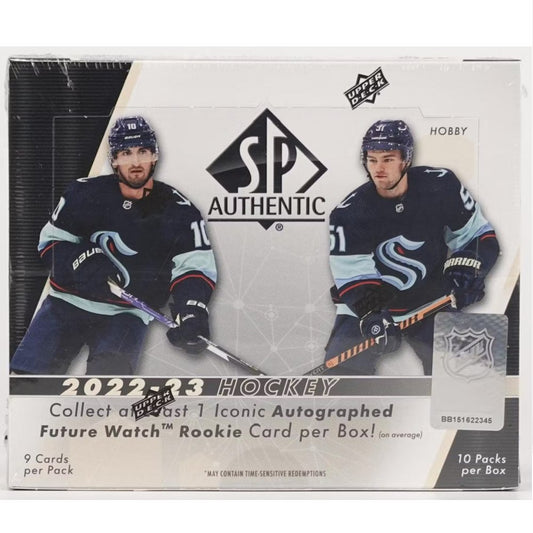 2022 - 23 Upper Deck SP Authentic Hockey Hobby Box - Collector Store LLC