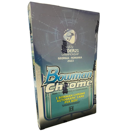 2022 Bowman Chrome Road to UEFA Under 21 European Championship Soccer Hobby Box - Collector Store LLC