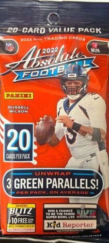 2022 Panini Absolute Football Fat Pack - Collector Store LLC