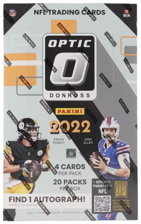 2022 Panini Donruss Optic Football Hobby Box - Collector Store LLC