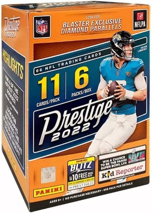 2022 Panini Prestige Football Blaster Box - Collector Store LLC