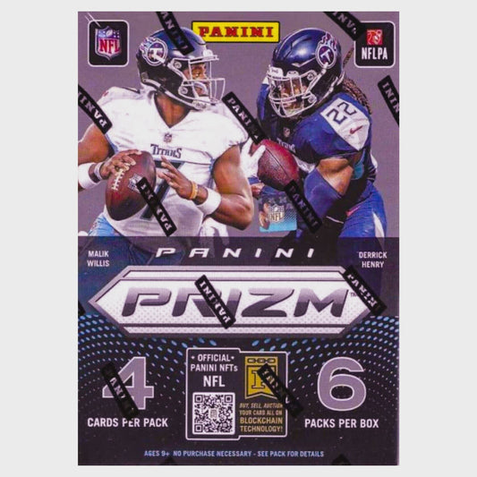 2022 Panini Prizm Football Blaster Box (Green and Light Blue Parallels) - Collector Store LLC