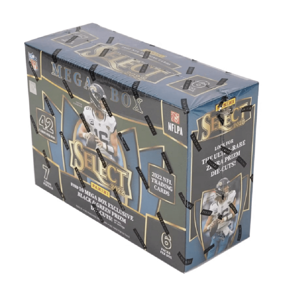 2022 Panini Select Football Mega Box (Black & Green Prizm Die - Cuts) - Collector Store LLC