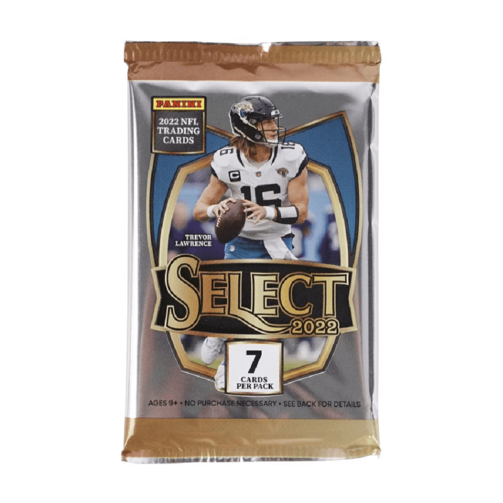 2022 Panini Select Football Mega Box (Black & Green Prizm Die - Cuts) - Collector Store LLC