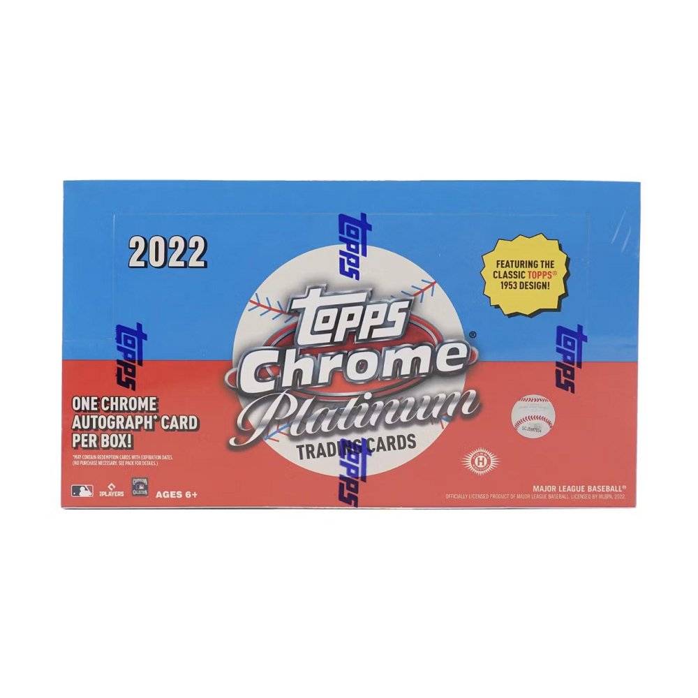 2022 Topps Chrome Platinum Anniversary Baseball Hobby Box - Collector Store LLC