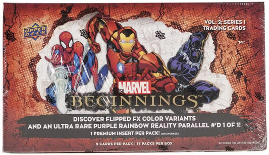 2022 Upper Deck Marvel: Beginnings Volume Two Hobby Box - Collector Store LLC