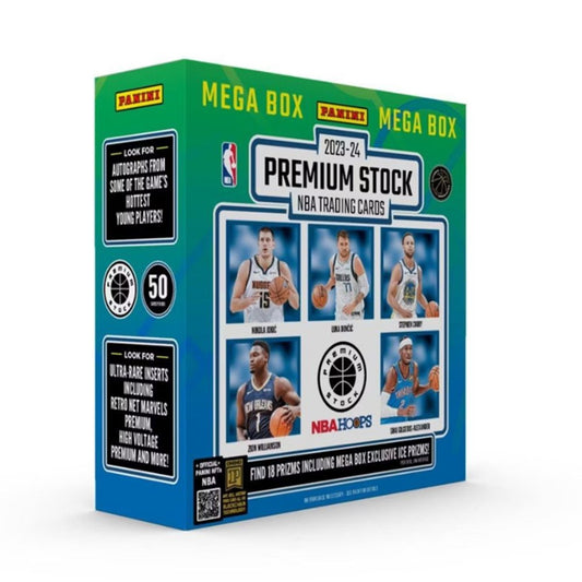 2023 - 24 Panini Premium Stock Basketball Mega Box - Collector Store LLC